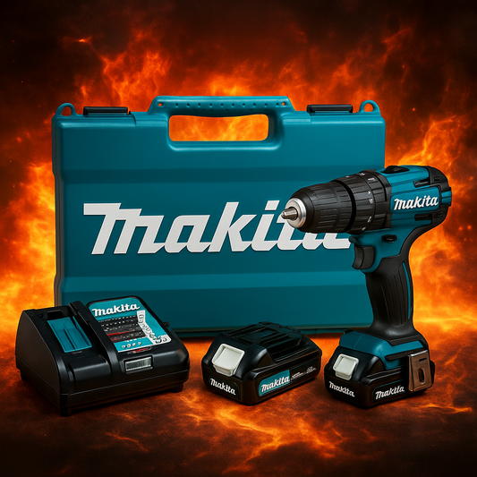 Berbequim Profissional Sem Fios 3 em 1 (Berbequim, aparafusadora e percussão)